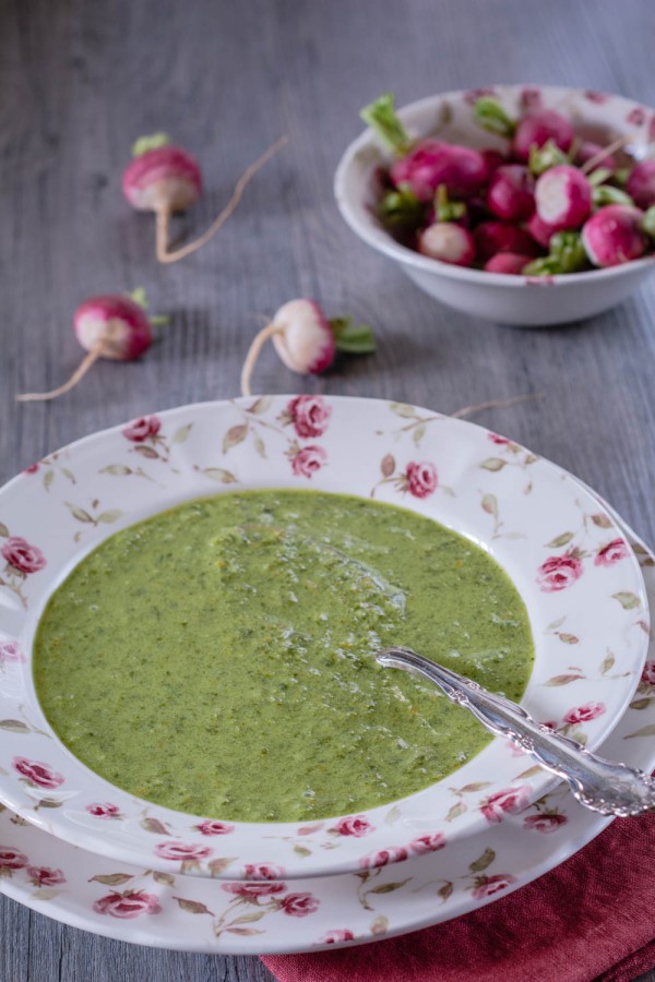 Velouté de fanes de radis - Serial Cooker
